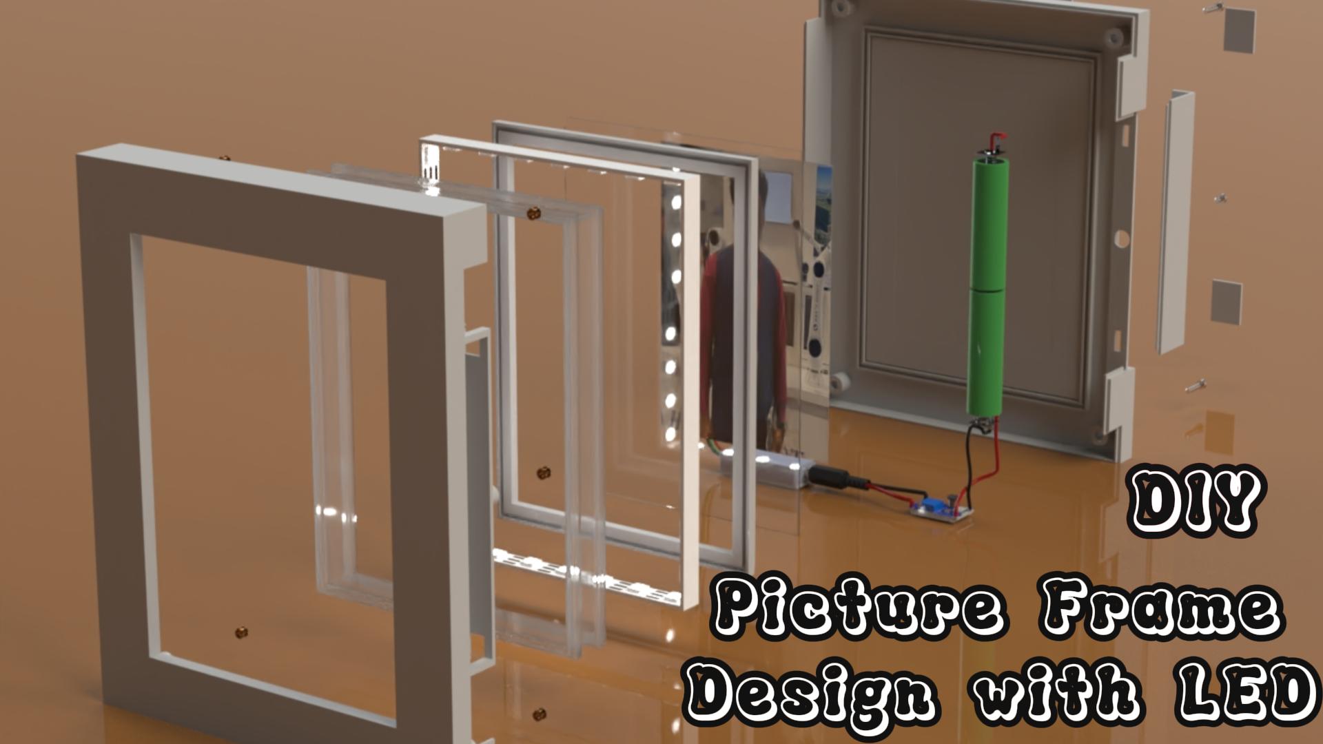 Innovative Picture Frame Design with LED Integration